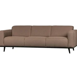 Sale WOOOD Statement 3-zits bank 230 cm bouclé Nougat