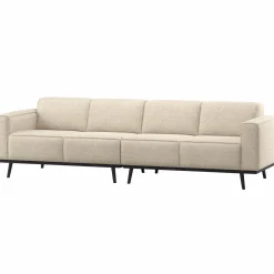 WOOOD Statement 4-zits bank 280 cm Beige melange