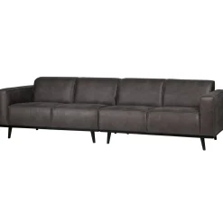 Sale WOOOD Statement 4-zits bank 280 cm ecoleer Donkergrijs
