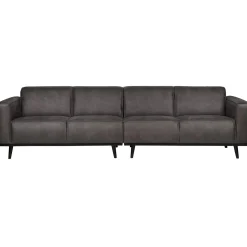 Sale WOOOD Statement 4-zits bank 280 cm ecoleer Donkergrijs