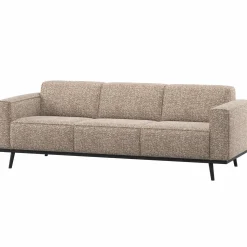 Sale WOOOD Statement 3-zits bank 230 cm Lichtbruin melange