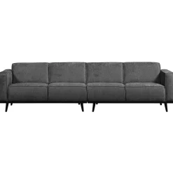 Outlet WOOOD Statement 4-zits bank 280 cm structure velvet Mountain