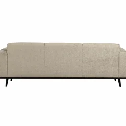 Outlet WOOOD Statement 3-zits bank 230 cm structure velvet Wheatfield