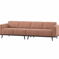 Online WOOOD Statement 4-zits bank 280 cm Terra melange