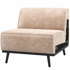 Clearance WOOOD Statement 1-zits element chenille velvet Naturel