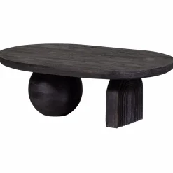 Online WOOOD Steppe salontafel mango hout zwart