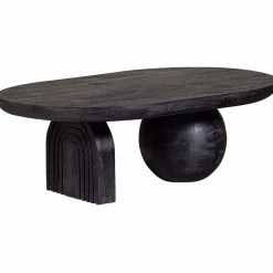 Online WOOOD Steppe salontafel mango hout zwart