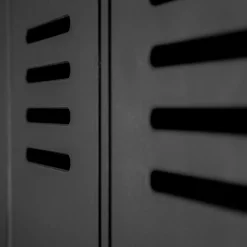 Best WOOOD Stijn hoog 2-deurs lockerkast Zwart