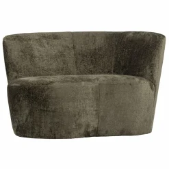 Clearance WOOOD Stone bankje rechts bouclé crème