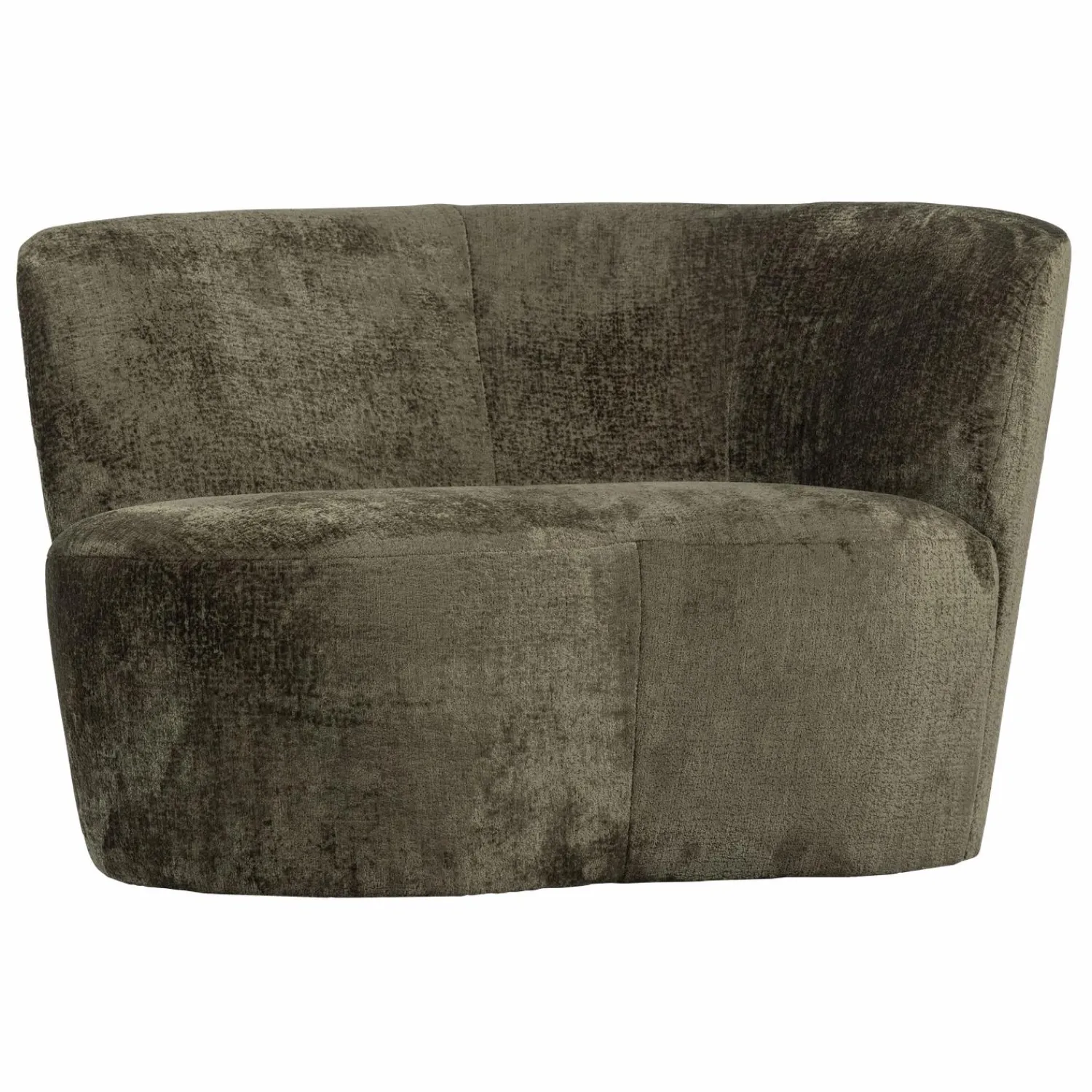 Clearance WOOOD Stone bankje rechts bouclé crème