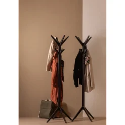 Outlet WOOOD Studio staande kapstok zwart