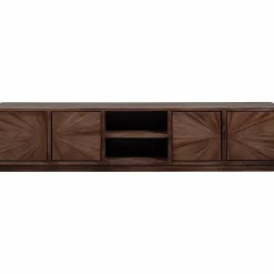 Clearance WOOOD Sun tv meubel met open vak recycled teak bruin