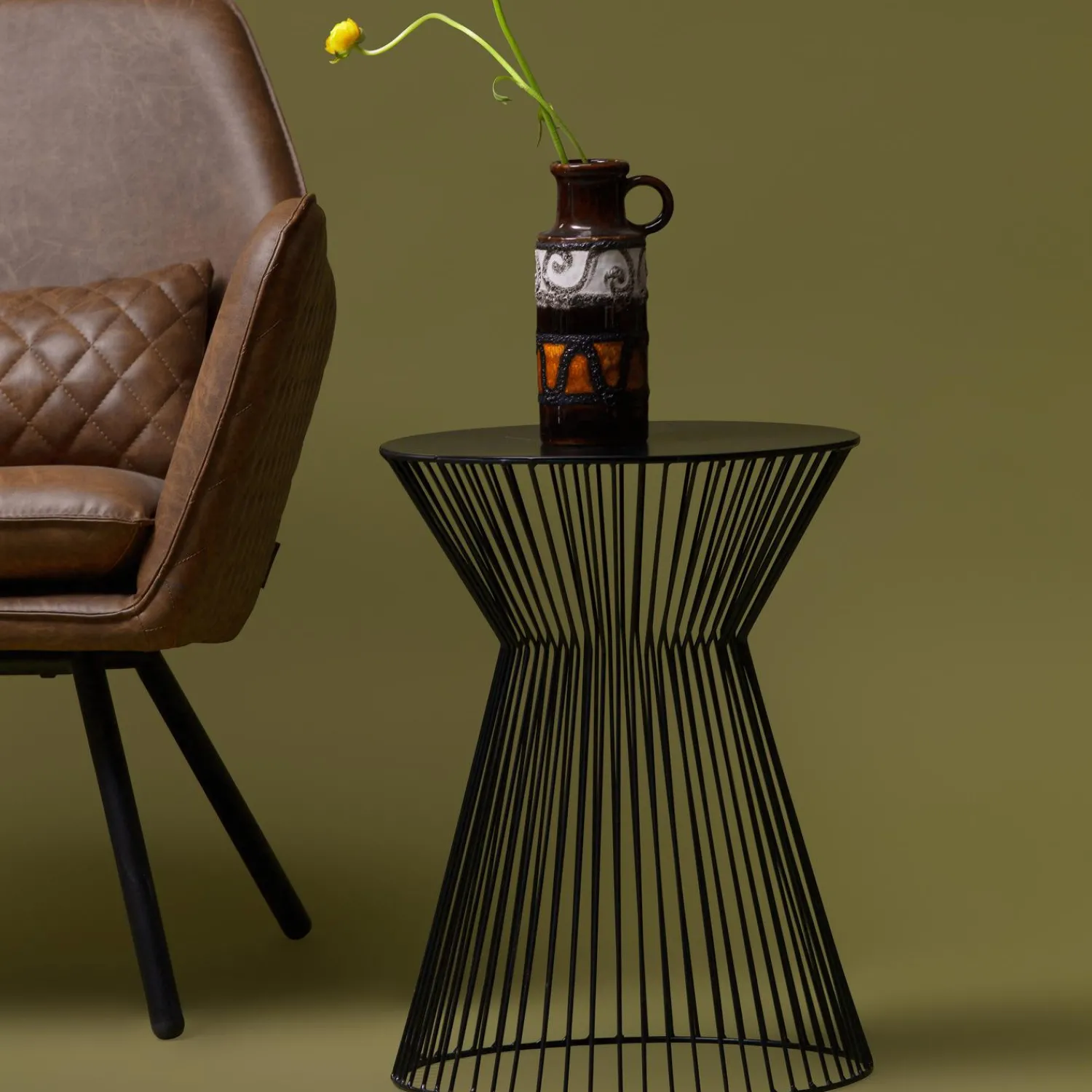 Online WOOOD Suus bijzettafel metaal Zwart