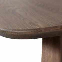 Best WOOOD Tablo eettafel deens ovaal DL 180x100 cm cashmere brown