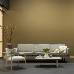 New WOOOD Tablo salontafel 110 cm eiken Dakargrau