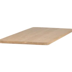 Best WOOOD Tablo tafelblad eiken naturel curved 200x90 cm