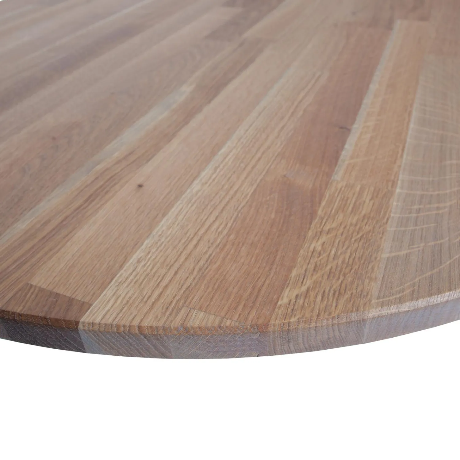 Discount WOOOD Tablo tafelblad ovaal eiken olie grijs