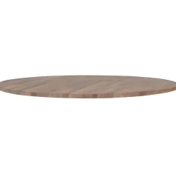 Sale WOOOD Tablo tafelblad rond eiken ø120 cm olie grijs