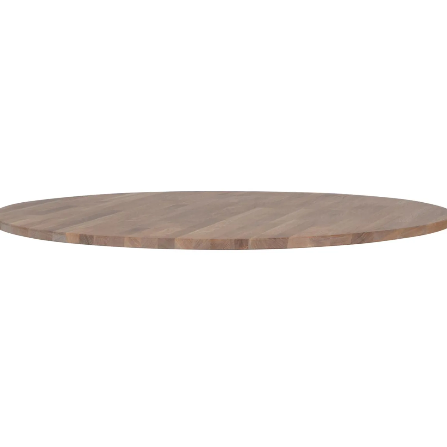 Sale WOOOD Tablo tafelblad rond eiken ø120 cm olie grijs