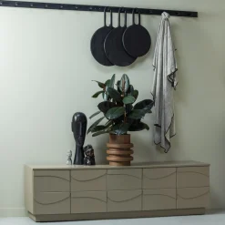 Sale WOOOD Teo tv meubel grenen mud