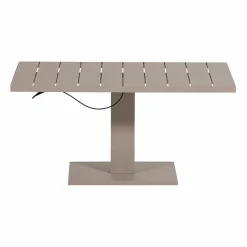 WOOOD Tesso hoogte verstelbare tuintafel aluminium Zand