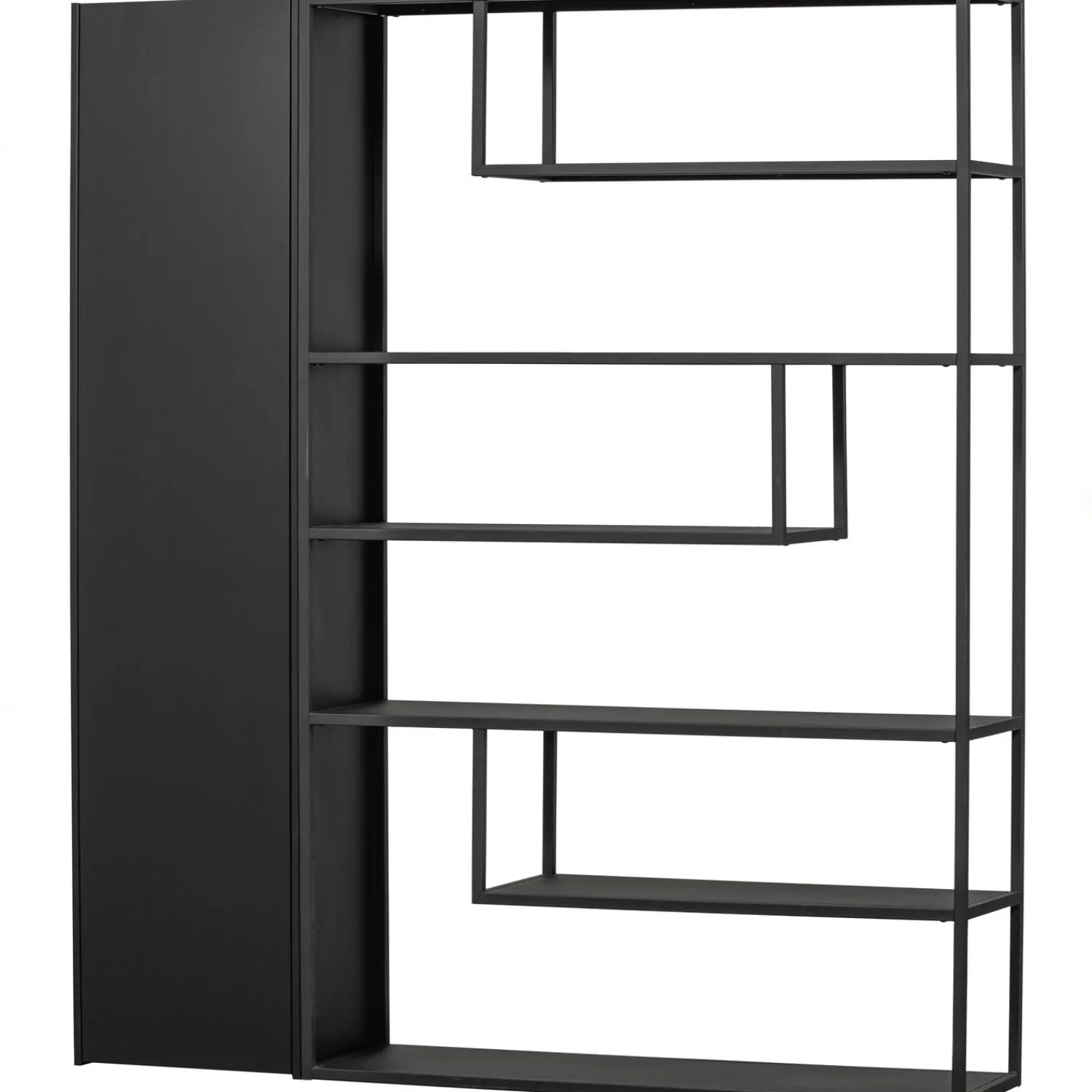 New WOOOD Teun opbergkast grenen diepzwart