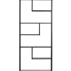 Online WOOOD Teun vakkenkast zwart