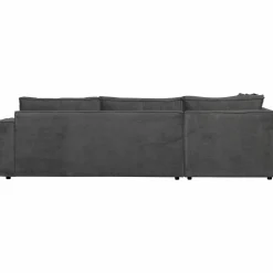 Sale WOOOD Thomas hoekbank ribstof links Donkergrijs