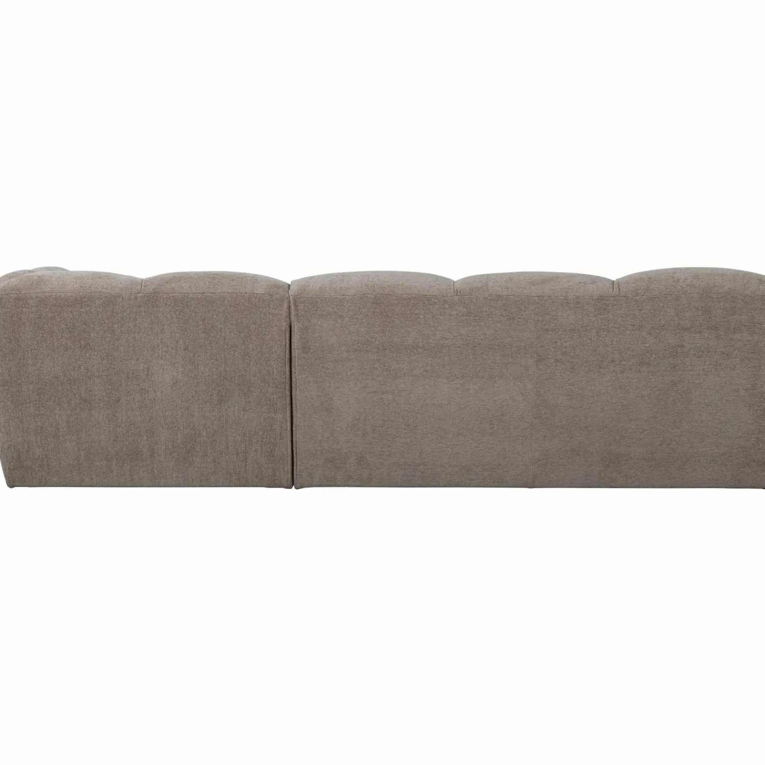 New WOOOD Tibas chaise longue rechts in de geweven stof zand