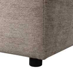 New WOOOD Tibas chaise longue rechts in de geweven stof zand