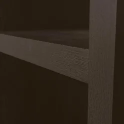 WOOOD Timo open kast mdf donkerbruin 195x100x40 cm