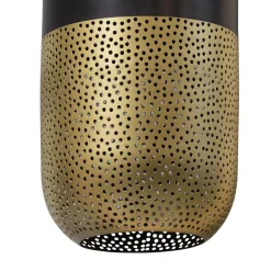 Clearance WOOOD Tirsa hanglamp 46 cm metaal zwart/messing