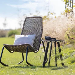 Outlet WOOOD Tom tuin schommelstoel Naturel