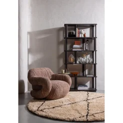 Discount WOOOD Toste bijzettafel metaal donker zand Donkerzand