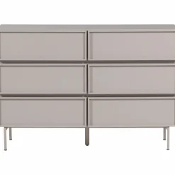 Clearance WOOOD Tours ladekast 6 lades melamine/MDF zand