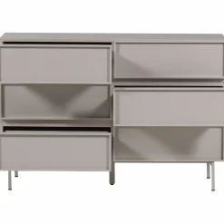 Clearance WOOOD Tours ladekast 6 lades melamine/MDF zand