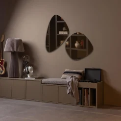 Outlet WOOOD Turner tv meubel grenen mud