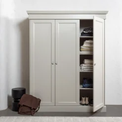 Hot WOOOD Tuve bijzettafel hout bruin/zwart