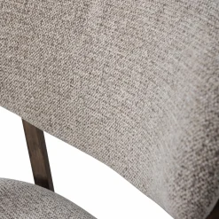 Hot WOOOD Udar fauteuil met houten frame donker Bruin