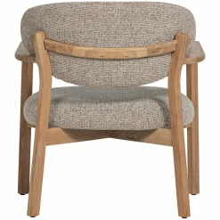Outlet WOOOD Udar fauteuil met houten frame Naturel