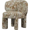 Clearance WOOOD Upke fauteuil met dessin naturel/bruin