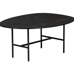 Outlet WOOOD Vajen salontafel met zwart marmeren look blad 80x60 cm