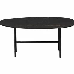 Outlet WOOOD Vajen salontafel met zwart marmeren look blad 80x60 cm