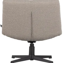WOOOD Vinny draaifauteuil bouclé zand