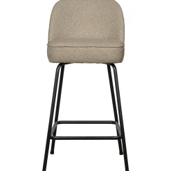Online WOOOD Vogue barstoel 65 cm bouclé Beige