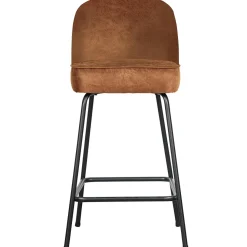 Best WOOOD Vogue barstoel 65 cm leer Cognac