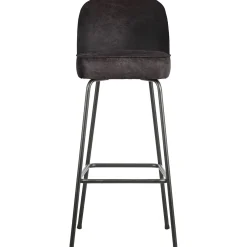 WOOOD Vogue barstoel 80 cm leer Zwart