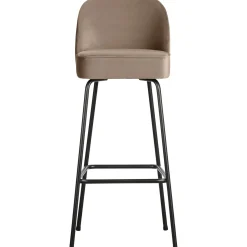 Clearance WOOOD Vogue barstoel 80 cm velvet Khaki