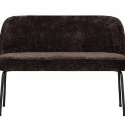 Clearance WOOOD Vogue eetbank 3D chenille Donkerbruin