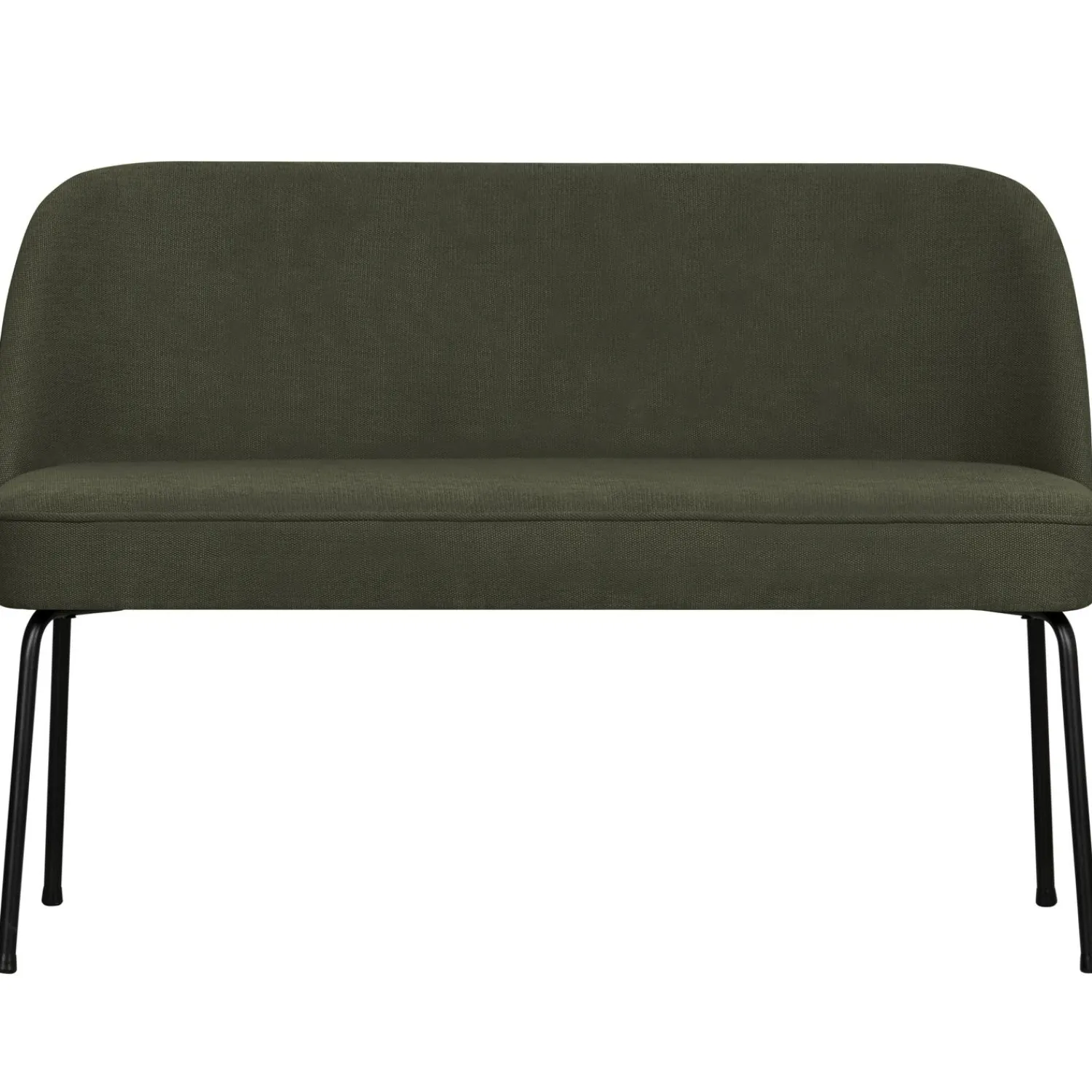 New WOOOD Vogue eetbank geweven stof Warm groen